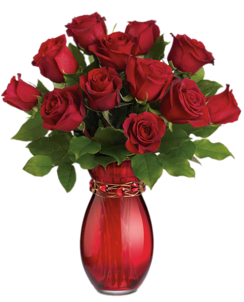 Ваза с цветами