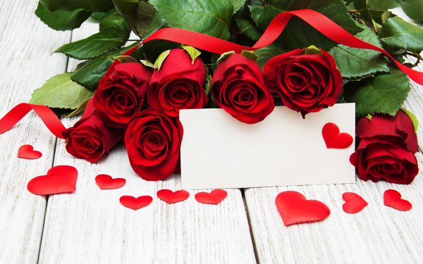 Девушке дарят цветы