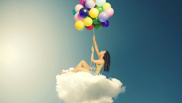 Девочка с шарами