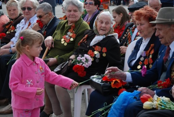 Гвоздика день Победы ветеранам