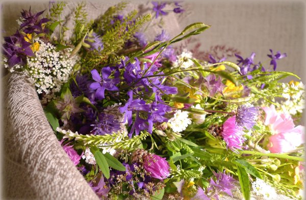 Букет полевые цветы