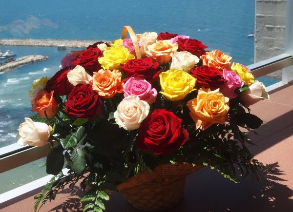 Яркий букет цветов картинки