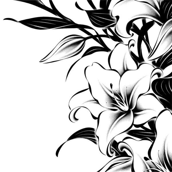 Узоры цветы небольшие