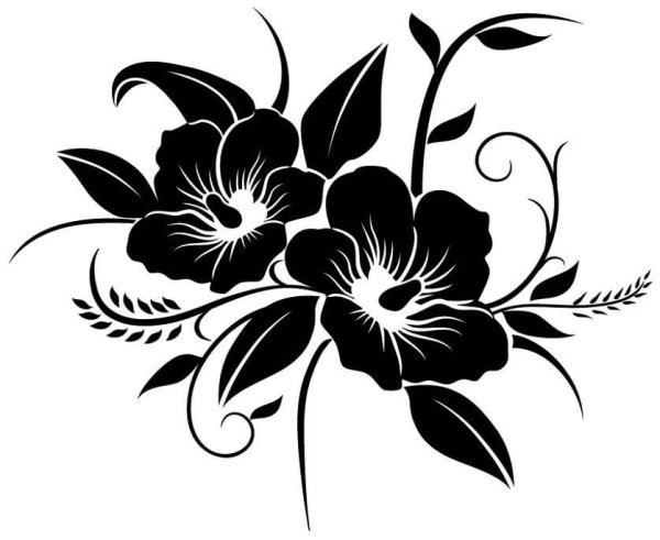 Цветочная композиция набросок