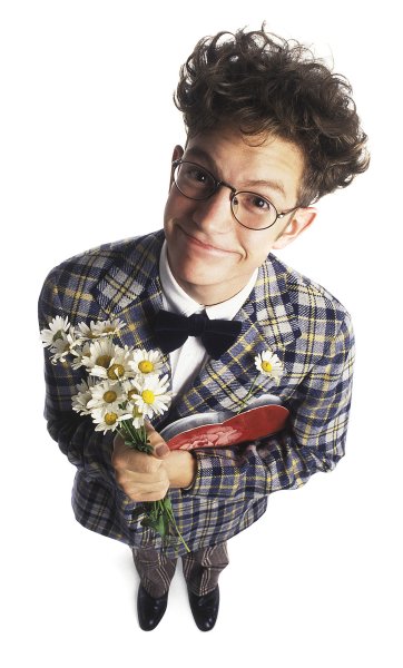 Мужчина с цветами