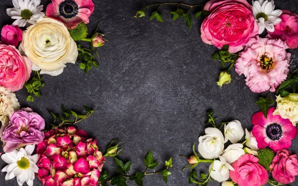 Стильный цветочный фон