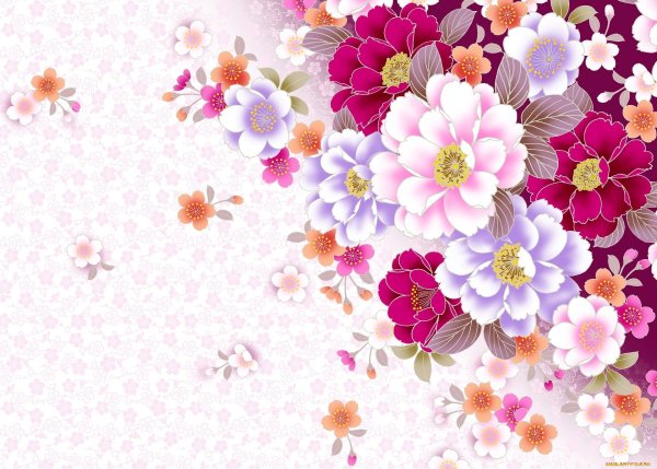 Фон цветочки