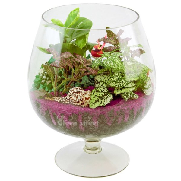 Роза в бокале