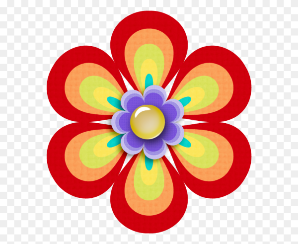 Ромашки мультяшные