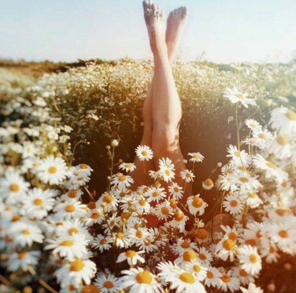 Девушка спиной в веночке