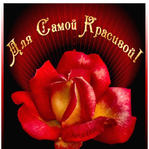 Открытка самой красивой девушке