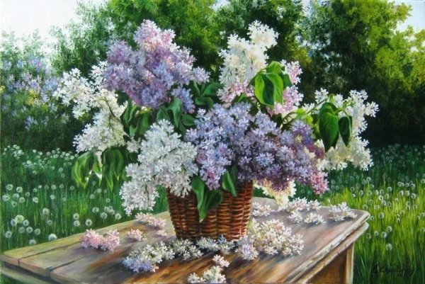 Апрельские полевые цветы