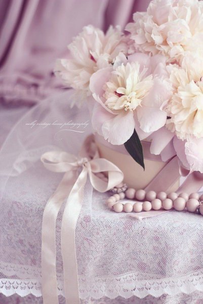 Цветы в пастельных тонах