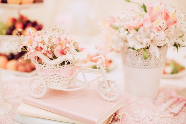 Цветы в пастельных тонах