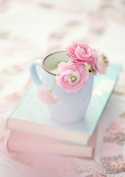 Цветы в пастельных тонах