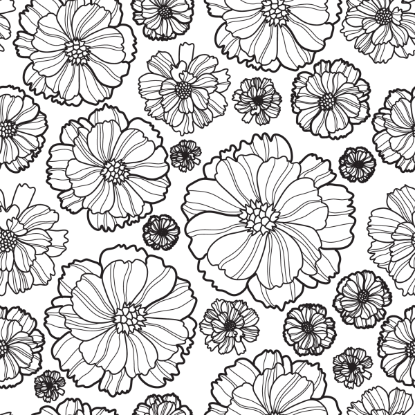 Векторные цветы