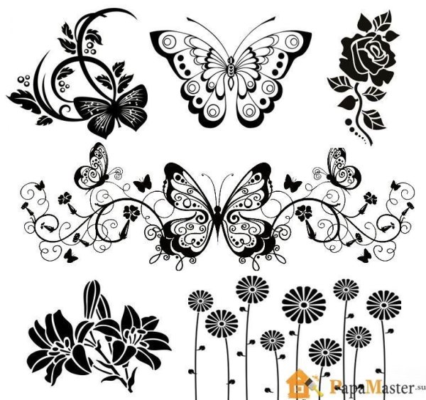 Контур растительности