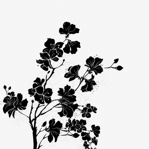 Цветочные трафареты для декора