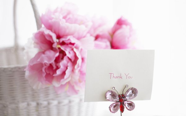 Нежные открытки с благодарностью