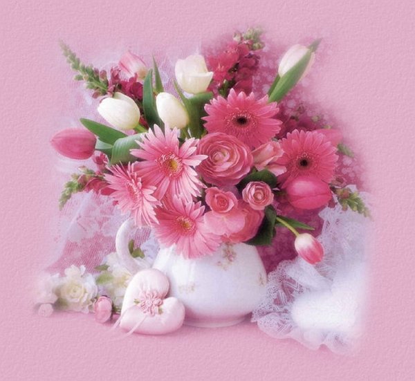 Нежный букет для подруги