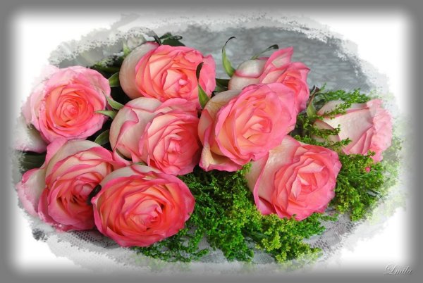 Букет со словами благодарности