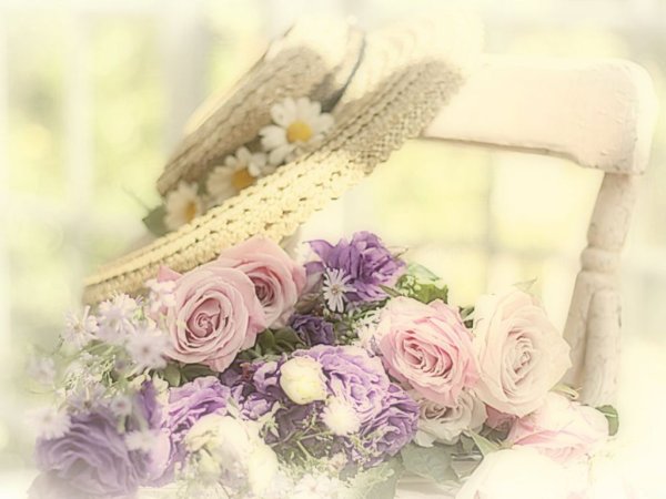 Цветы с добрыми пожеланиями