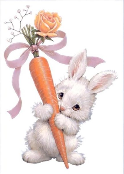 Открытки с зайчиками