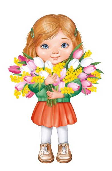 Вырубной плакат цветы