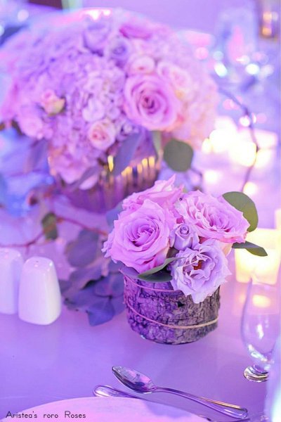 Нежные сиреневые цветы