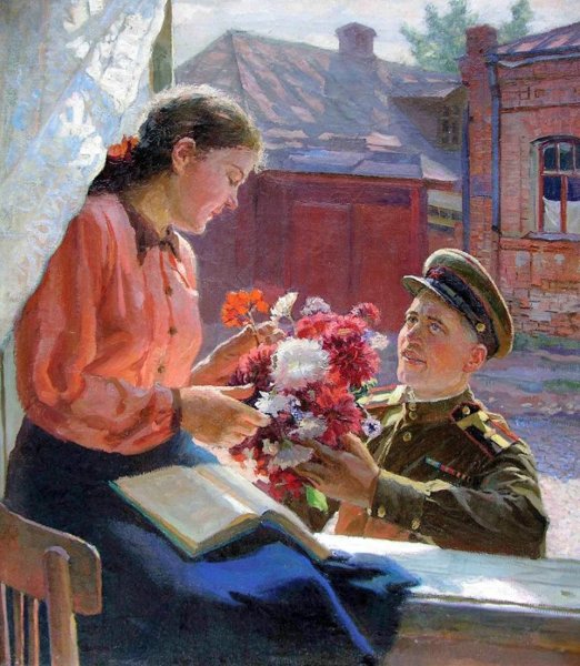 День Победы ветераны и дети