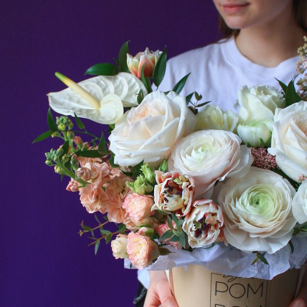 Красивый стильный букет