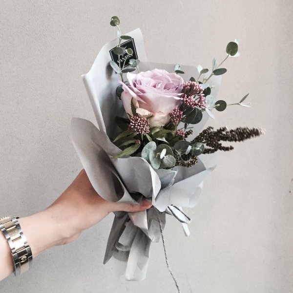 Цветы в конверте