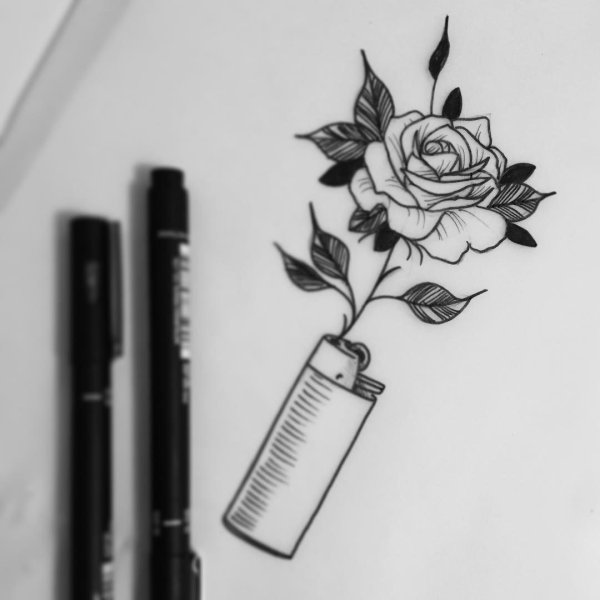 Красивые эстетичные рисунки для срисовки легкие