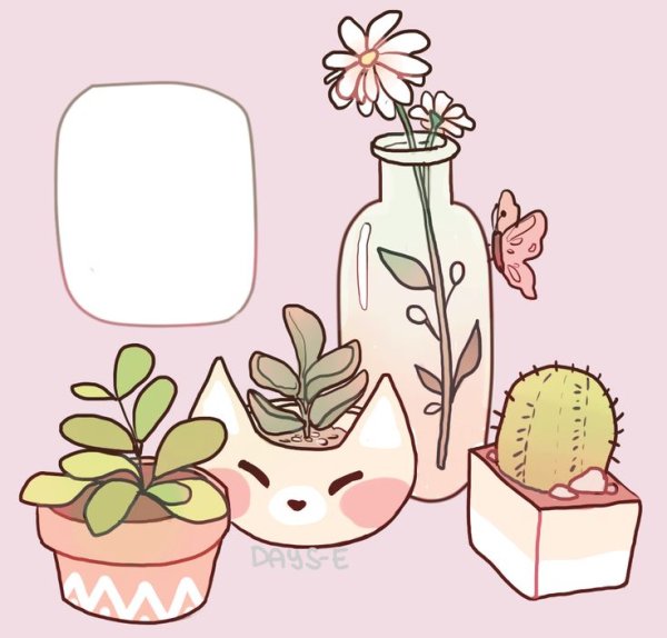 Аниме позы с цветами