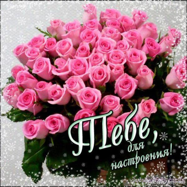 Медвежонок с цветами доброго