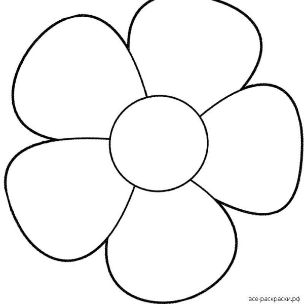 Цветы. Раскраска