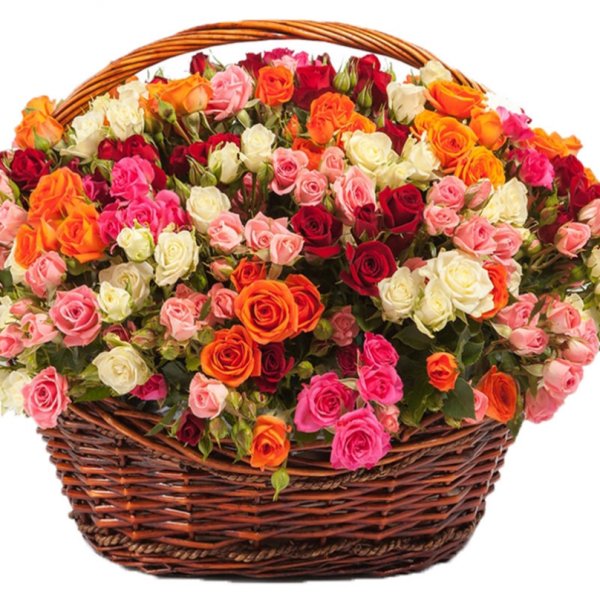 Корзина с цветами