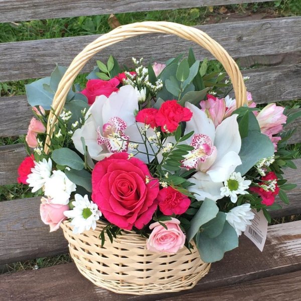 Корзинка с цветами