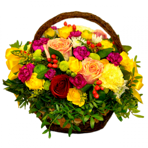 Корзинка с цветами