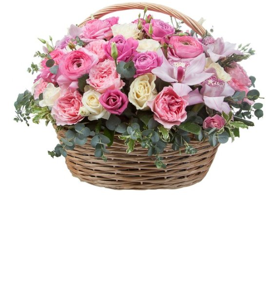 Красивые корзинки с цветами