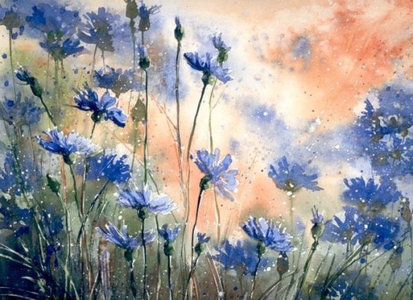 Живопись в холодных тонах