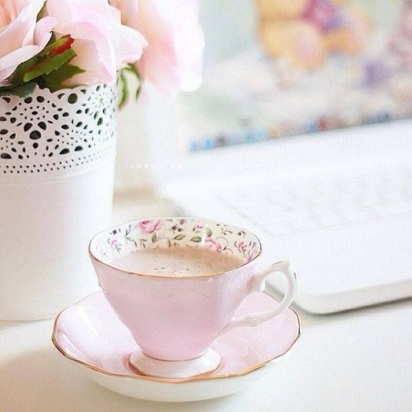 Кружка в пастельных тонах