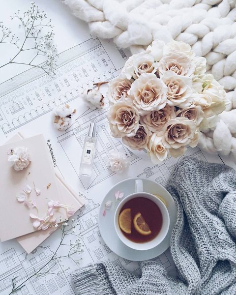 Флетлей с цветами