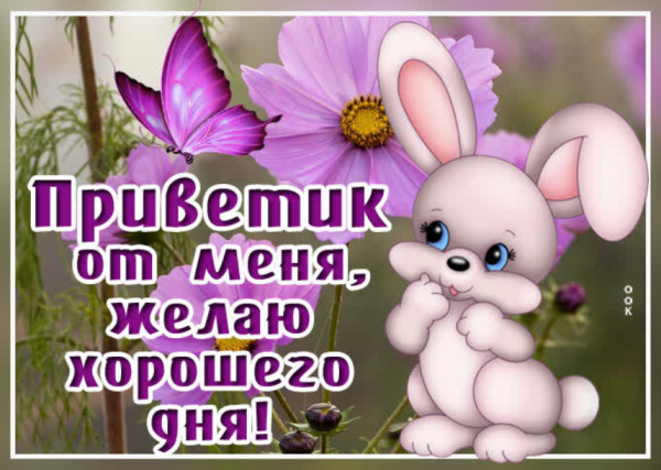 Приветик от меня