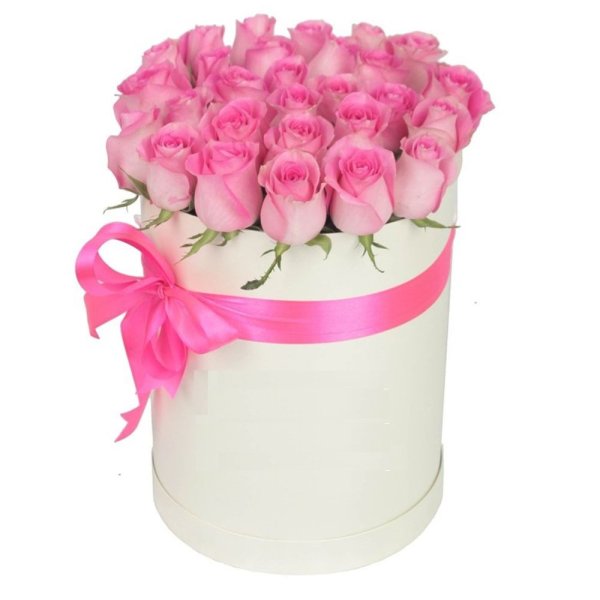 Цветы в шляпной коробке