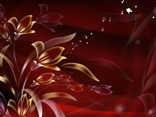 Золотые цветы