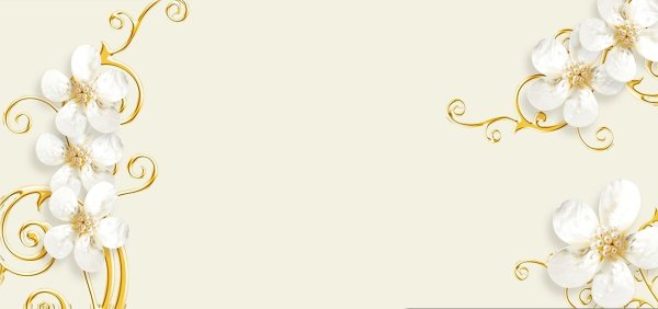 Золотой орнамент на черном фоне