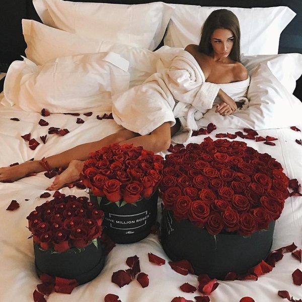 Красивые розы с надписью