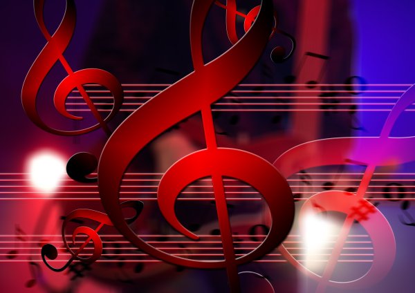 Скрипичный ключ эскиз