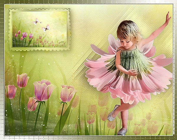 Танец цветов дети